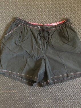 JMS JUST MY SIZE BLACK SHAPED FIT BOARD SHORTS PLUS SIZE 2X